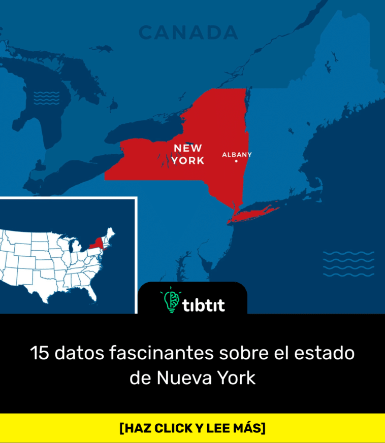 15 datos fascinantes sobre el estado de Nueva York