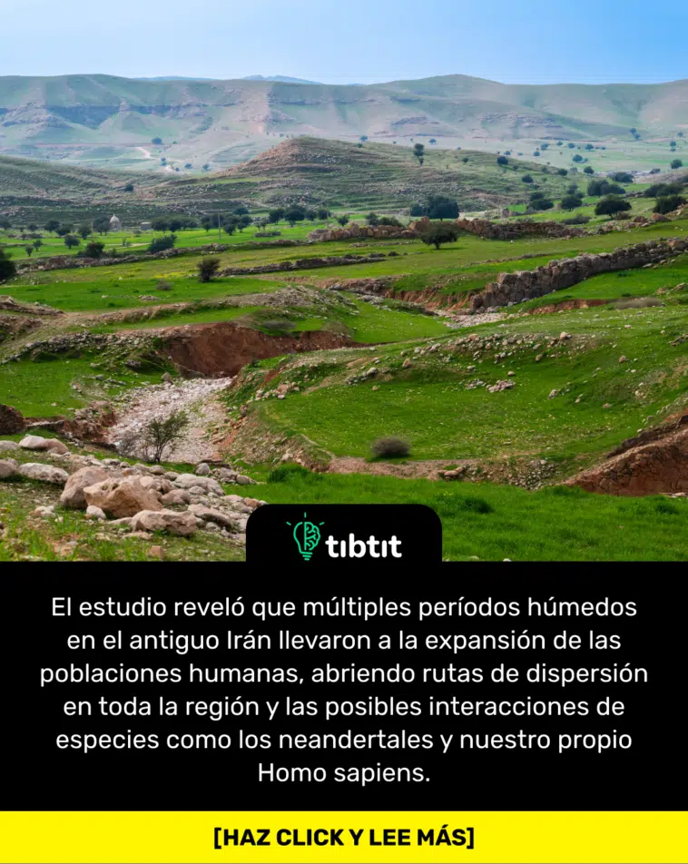 El estudio reveló que múltiples períodos húmedos en el antiguo Irán llevaron a la expansión de las poblaciones humanas, abriendo rutas de dispersión en toda la región y las posibles interacciones de especies como los neandertales y nuestro propio Homo sapiens.