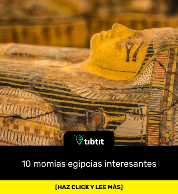 10 momias egipcias interesantes