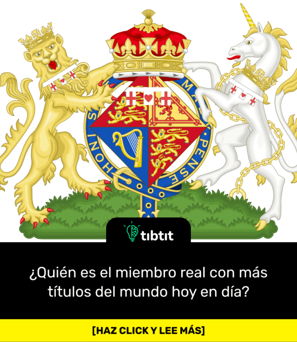 ¿Quién es el miembro real con más títulos del mundo hoy en día?
