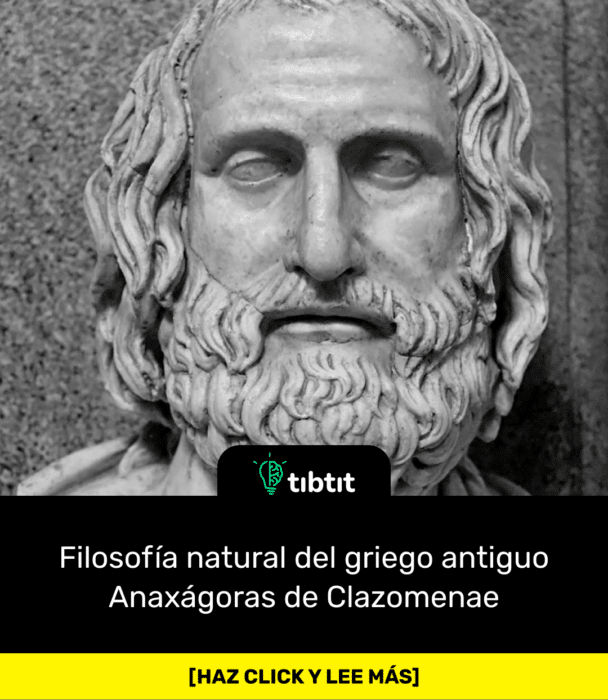 Filosofía natural del griego antiguo Anaxágoras de Clazomenae