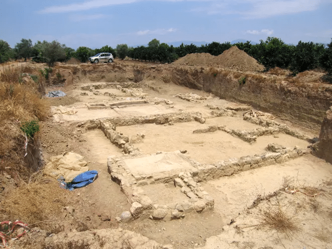 Sitio de excavación de Helike.