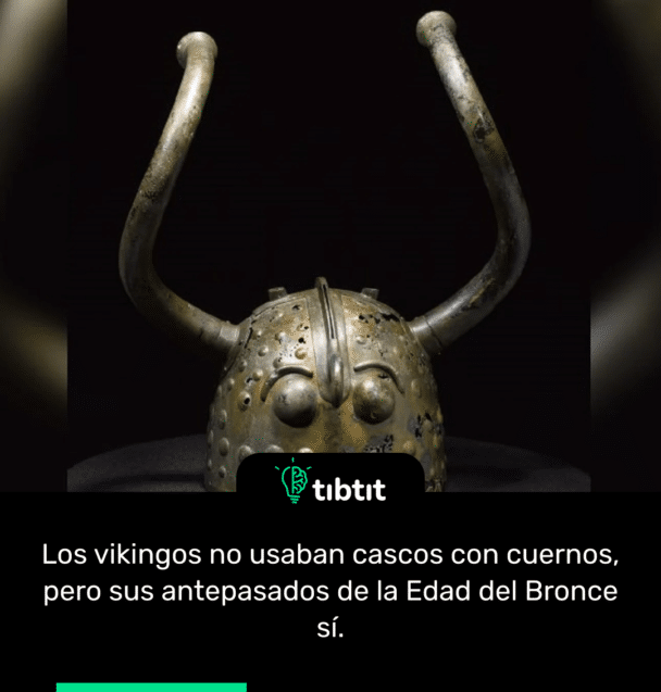 Los vikingos no usaban cascos con cuernos, pero sus antepasados de la Edad del Bronce sí.