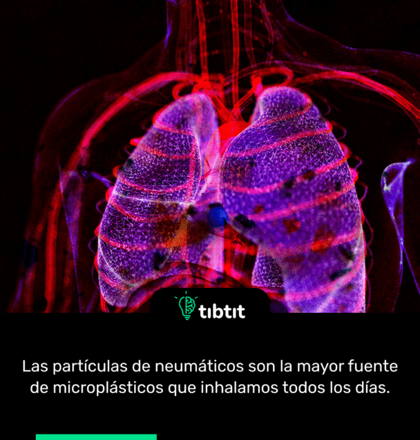 Las partículas de neumáticos son la mayor fuente de microplásticos que inhalamos todos los días.