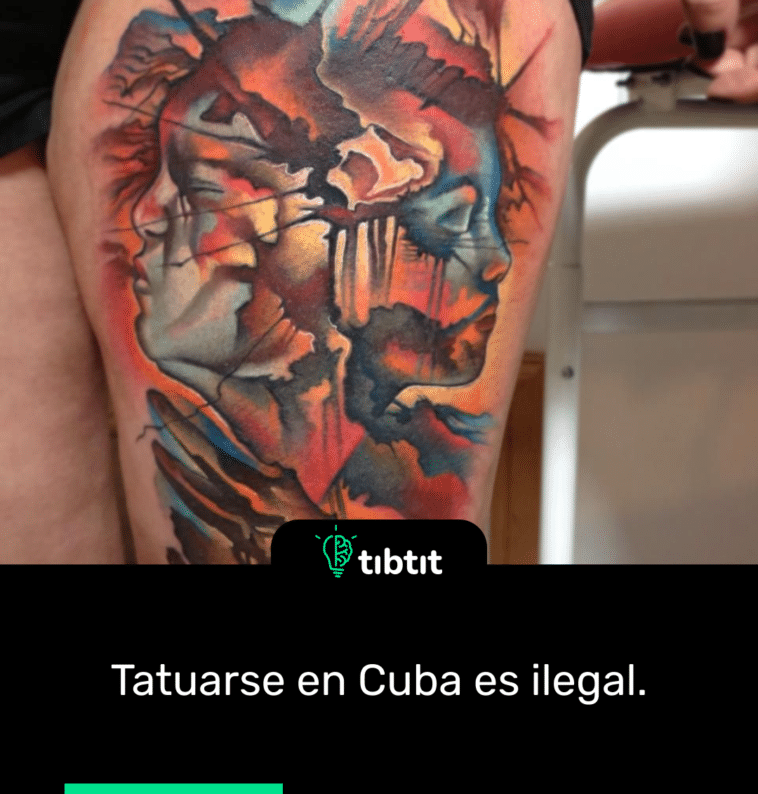 Tatuarse en Cuba es ilegal.