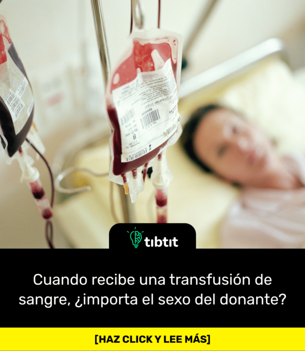 Cuando recibe una transfusión de sangre, ¿importa el sexo del donante?