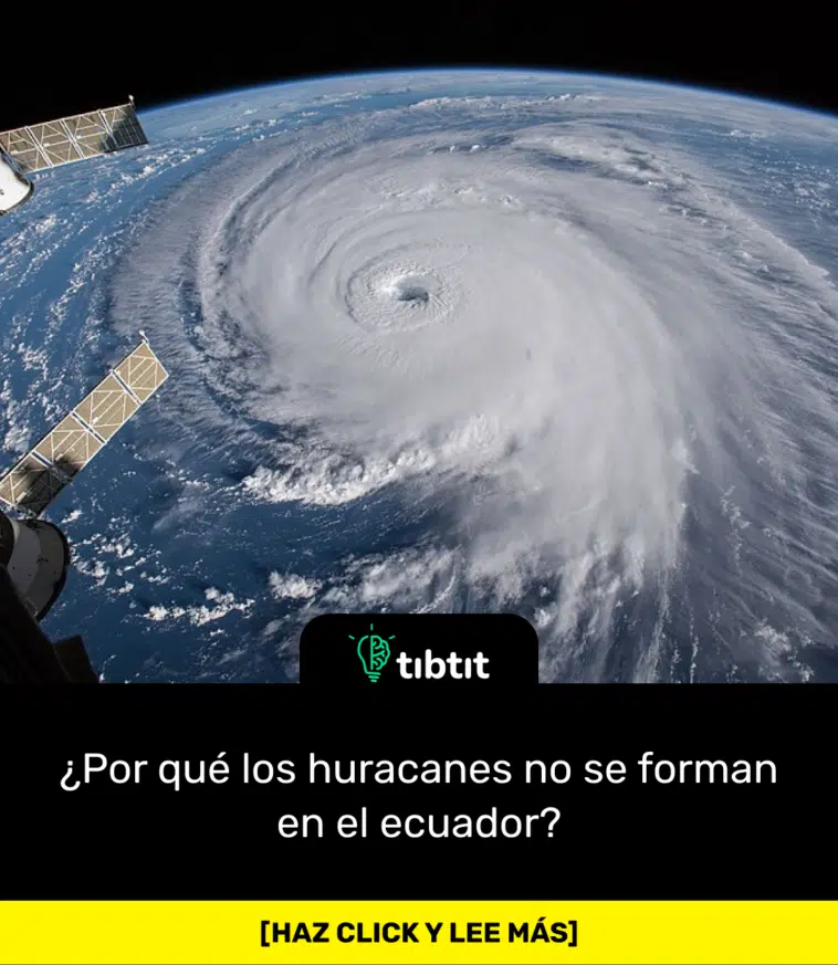 ¿Por qué los huracanes no se forman en el ecuador?