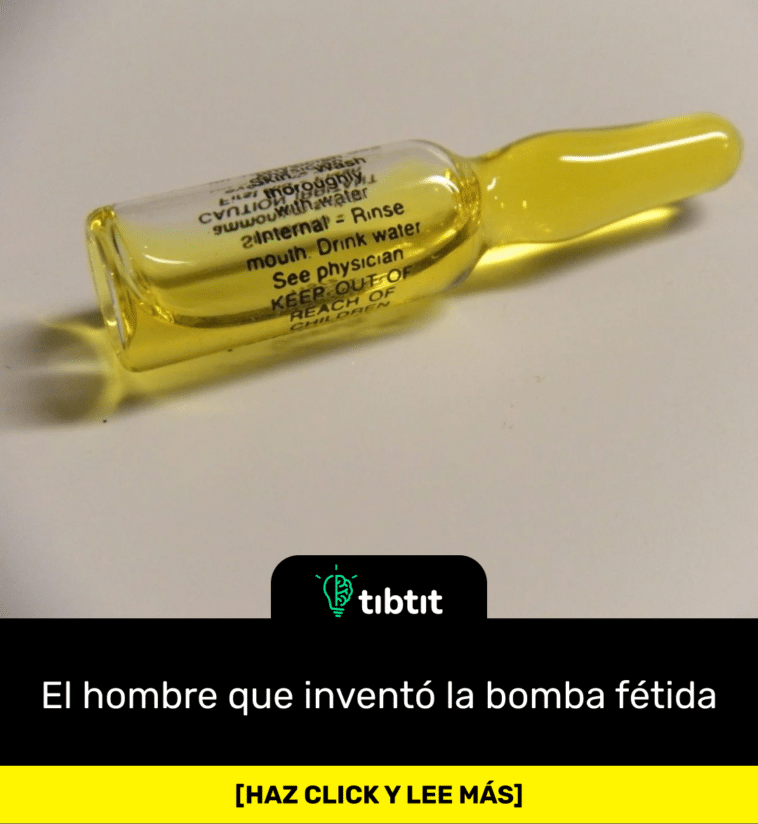 El hombre que inventó la bomba fétida