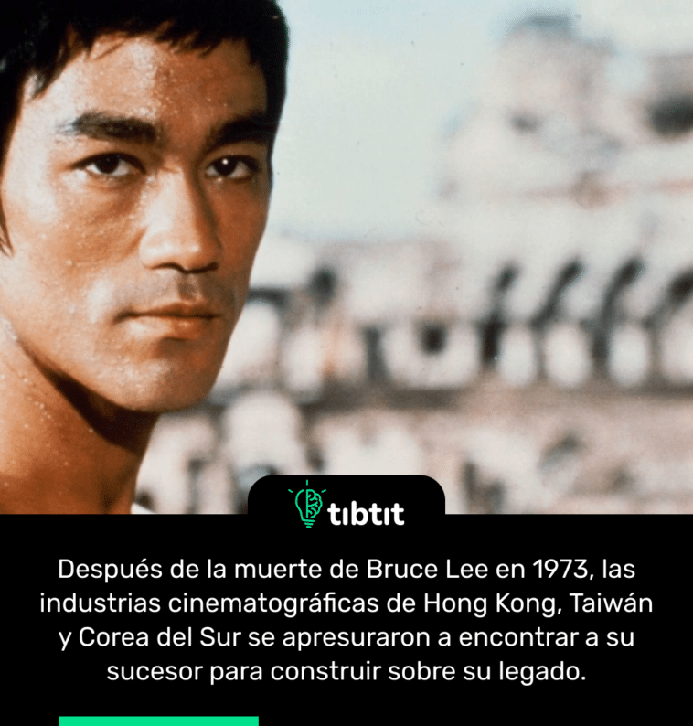Después de la muerte de Bruce Lee en 1973, las industrias cinematográficas de Hong Kong, Taiwán y Corea del Sur se apresuraron a encontrar a su sucesor para construir sobre su legado.