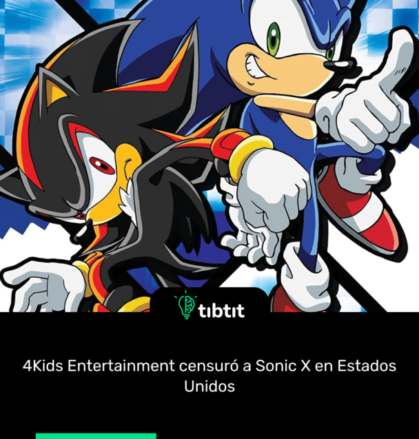 4Kids Entertainment censuró a Sonic X en Estados Unidos