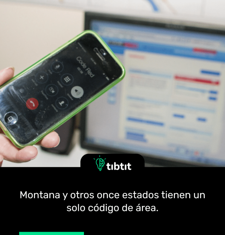 Montana y otros once estados tienen un solo código de área.