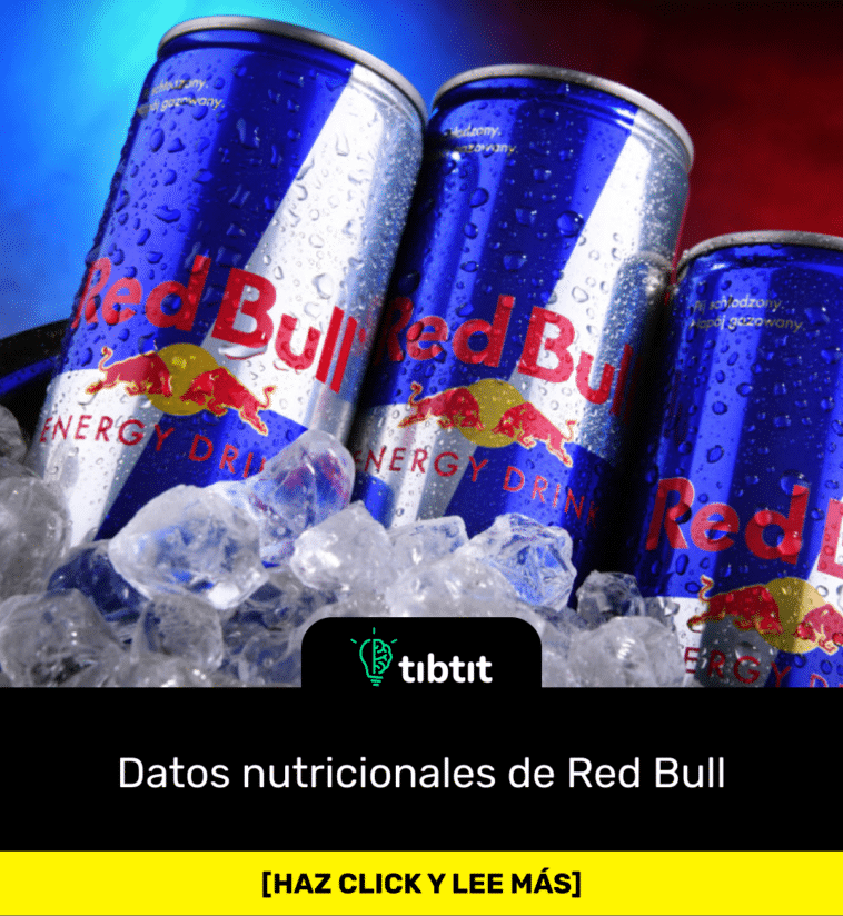 Datos nutricionales de Red Bull
