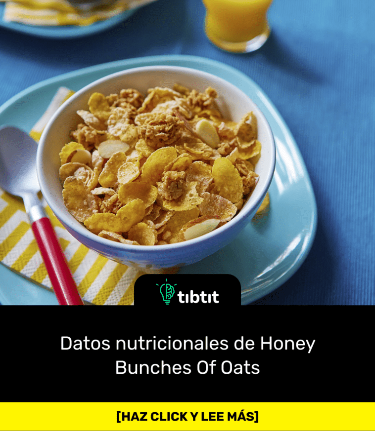 Datos nutricionales de Honey Bunches Of Oats