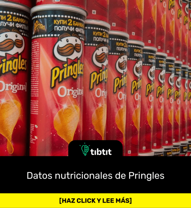 Datos nutricionales de Pringles