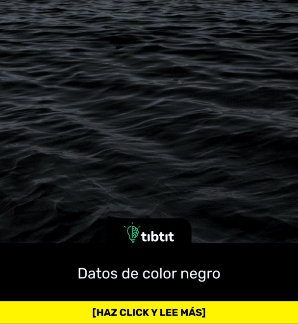 Datos de color negro