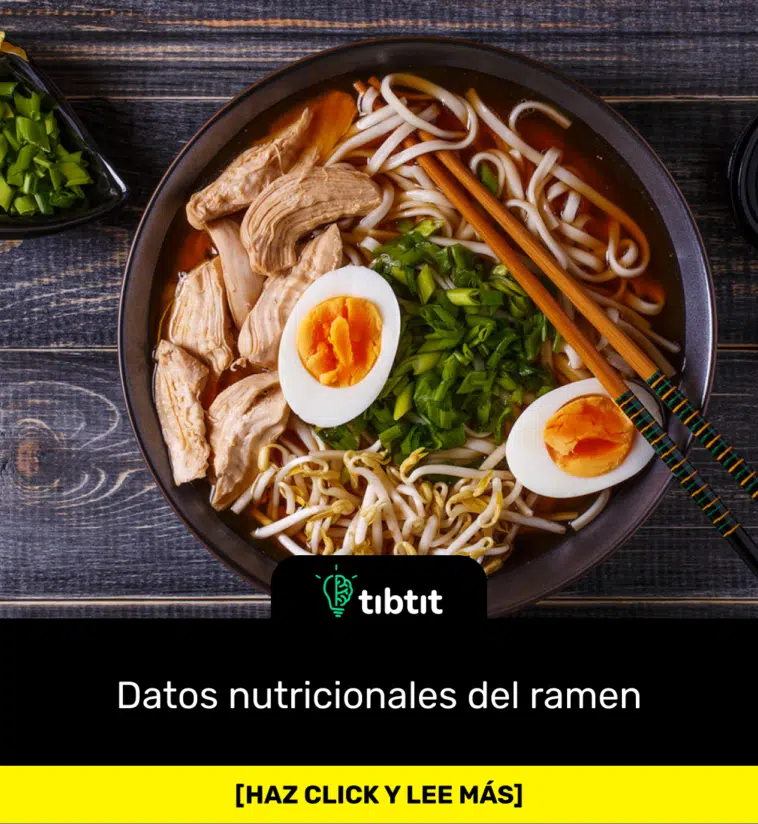 Datos nutricionales del ramen