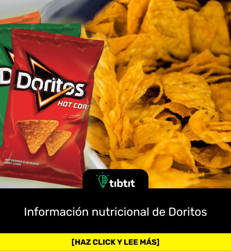 Información nutricional de Doritos
