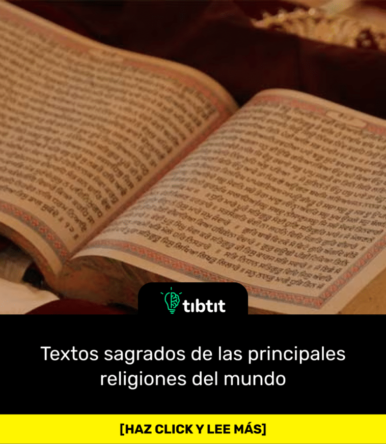 Textos sagrados de las principales religiones del mundo