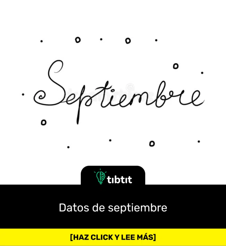 Datos de septiembre