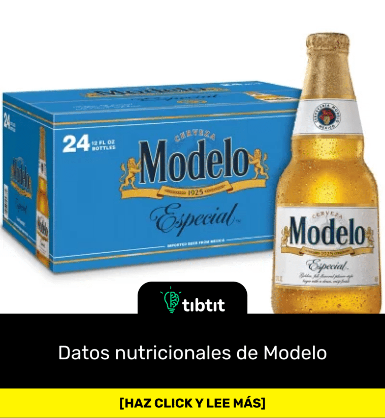 Datos nutricionales de Modelo