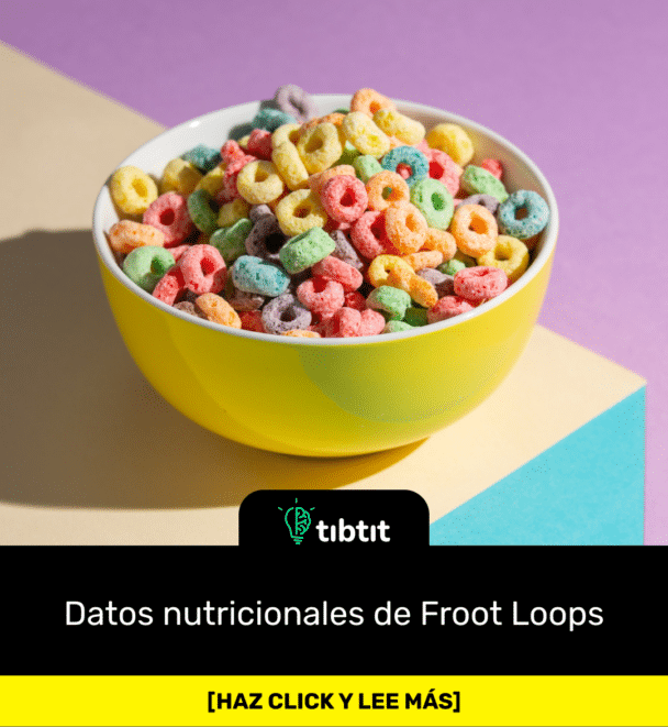 Datos nutricionales de Froot Loops