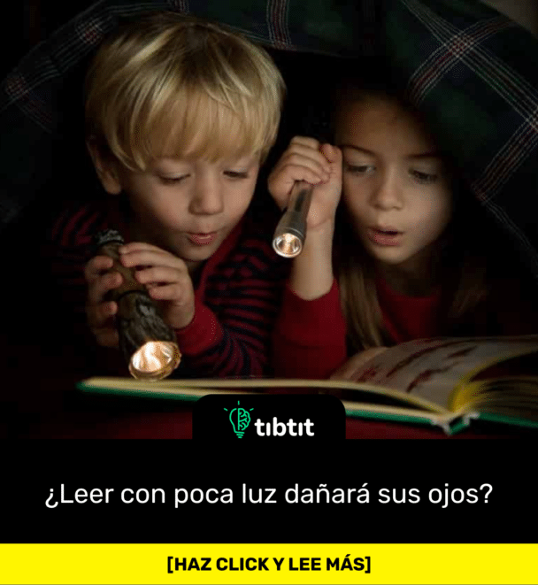 ¿Leer con poca luz dañará sus ojos?