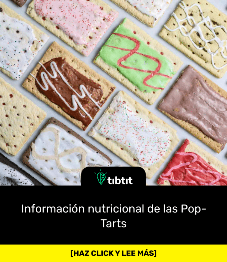 Información nutricional de las Pop-Tarts