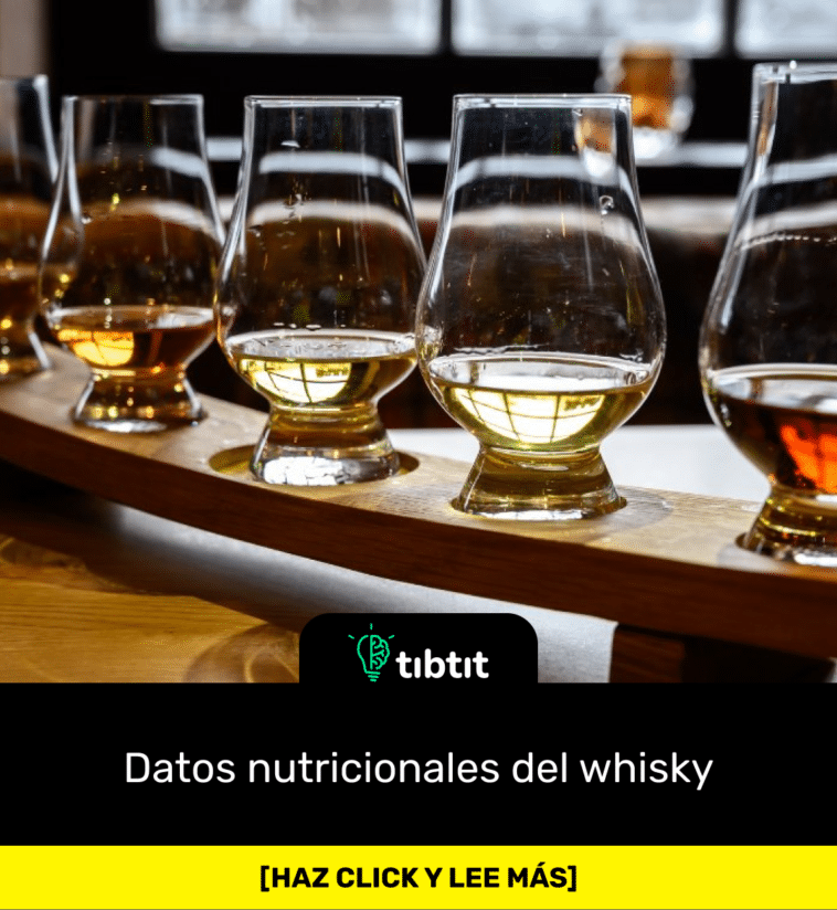 Datos nutricionales del whisky