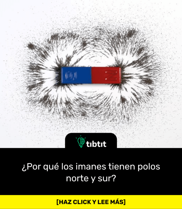 ¿Por qué los imanes tienen polos norte y sur?