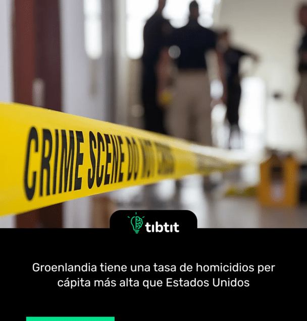 Groenlandia tiene una tasa de homicidios per cápita más alta que Estados Unidos