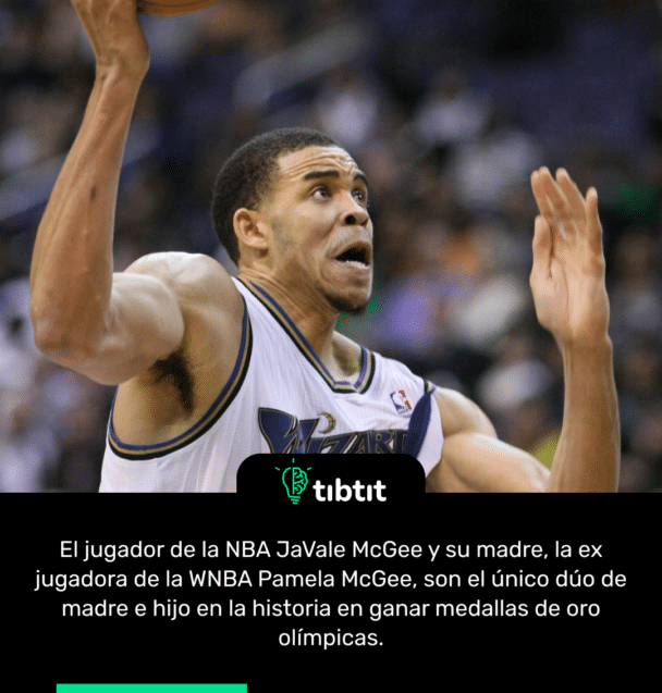 El jugador de la NBA JaVale McGee y su madre, la ex jugadora de la WNBA Pamela McGee, son el único dúo de madre e hijo en la historia en ganar medallas de oro olímpicas.