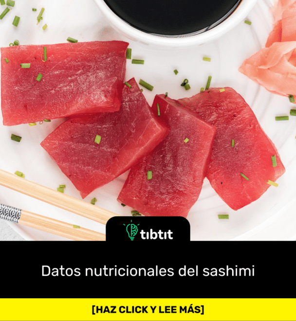 Datos nutricionales del sashimi
