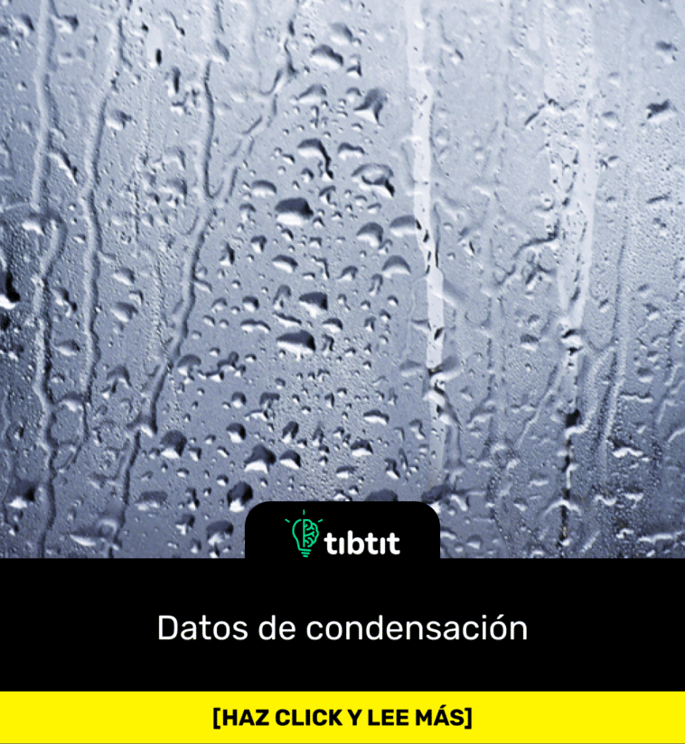Datos de condensación