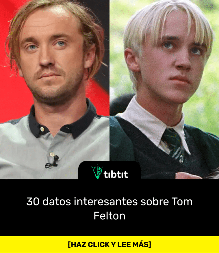 30 datos interesantes sobre Tom Felton