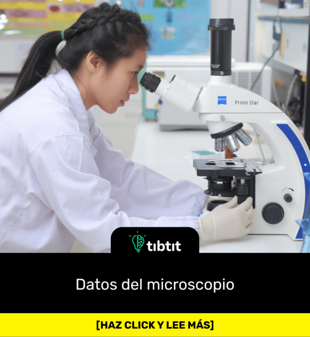 Datos del microscopio