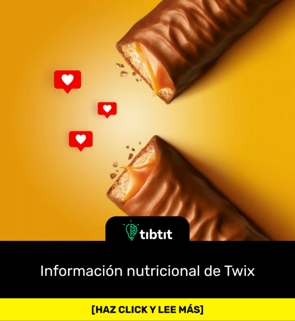 Información nutricional de Twix