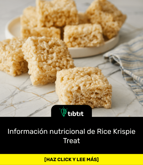 Información nutricional de Rice Krispie Treat