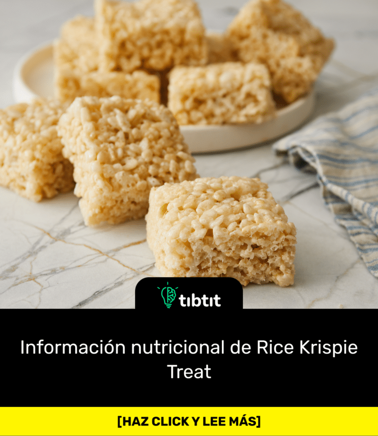 Información nutricional de Rice Krispie Treat