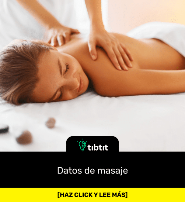Datos de masaje