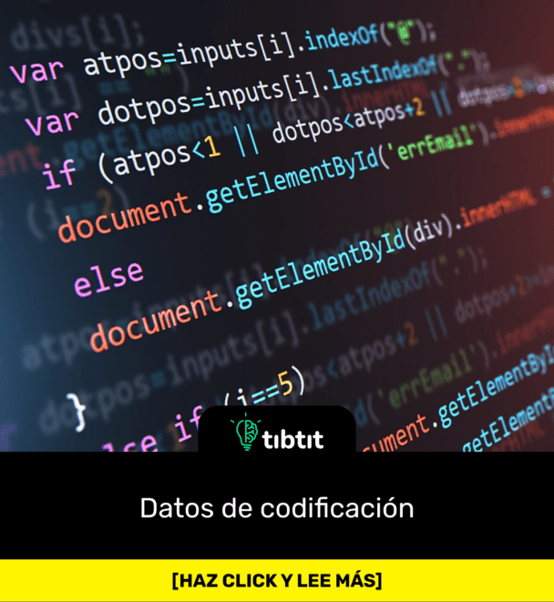 Datos de codificación
