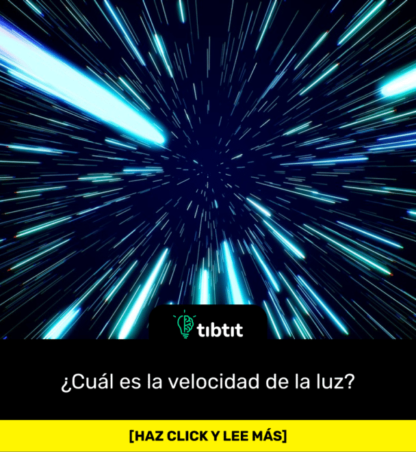 ¿Cuál es la velocidad de la luz?