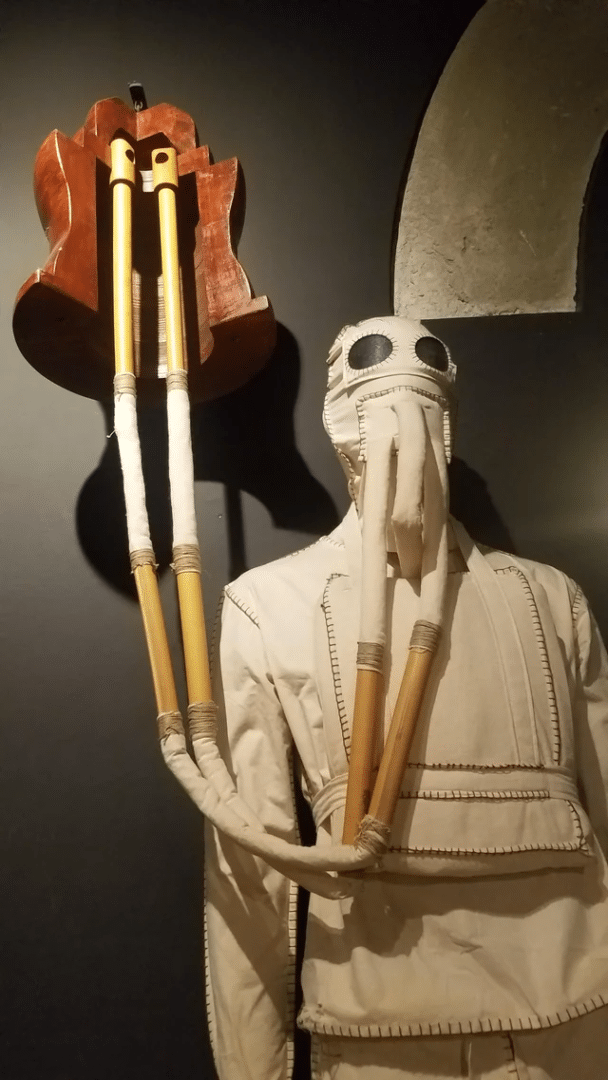 El diseño inicial de las máscaras de oxígeno.