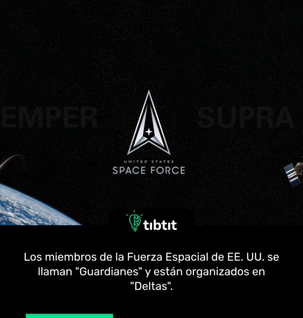Los miembros de la Fuerza Espacial de EE. UU. se llaman "Guardianes" y están organizados en "Deltas".