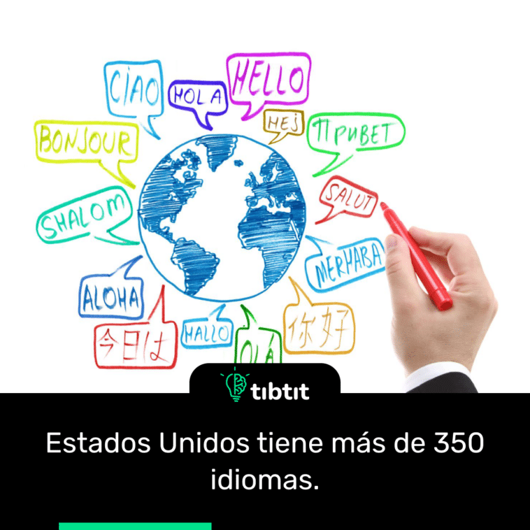 Estados Unidos tiene más de 350 idiomas.