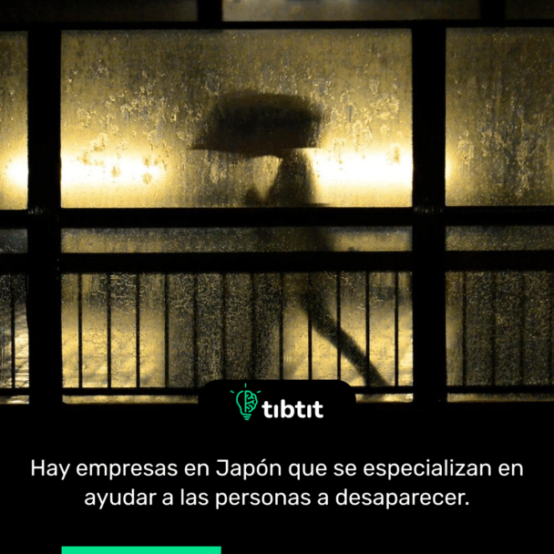 Hay empresas en Japón que se especializan en ayudar a las personas a desaparecer.