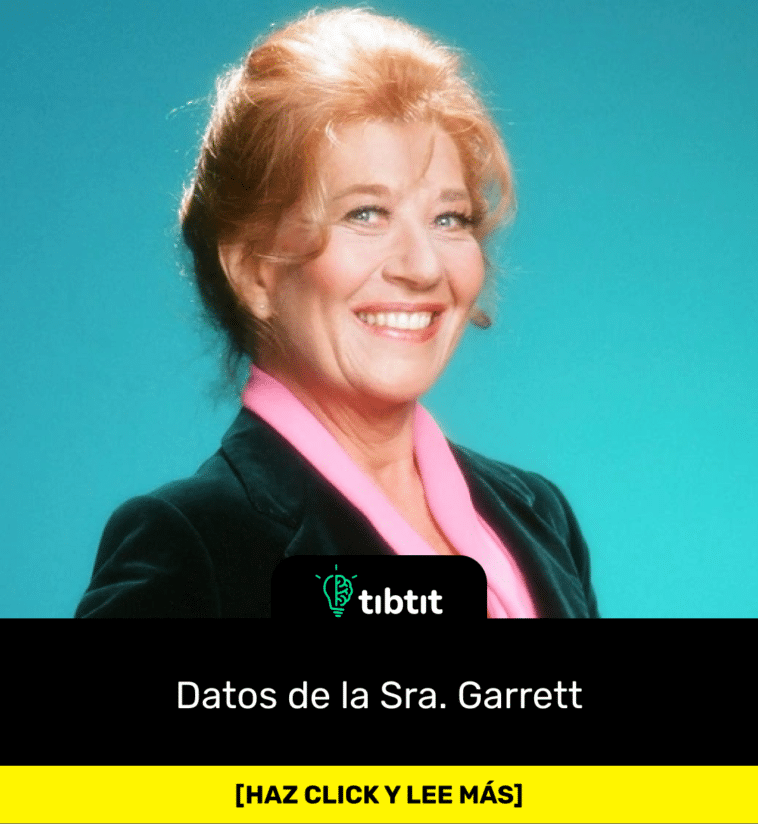 Datos de la Sra. Garrett