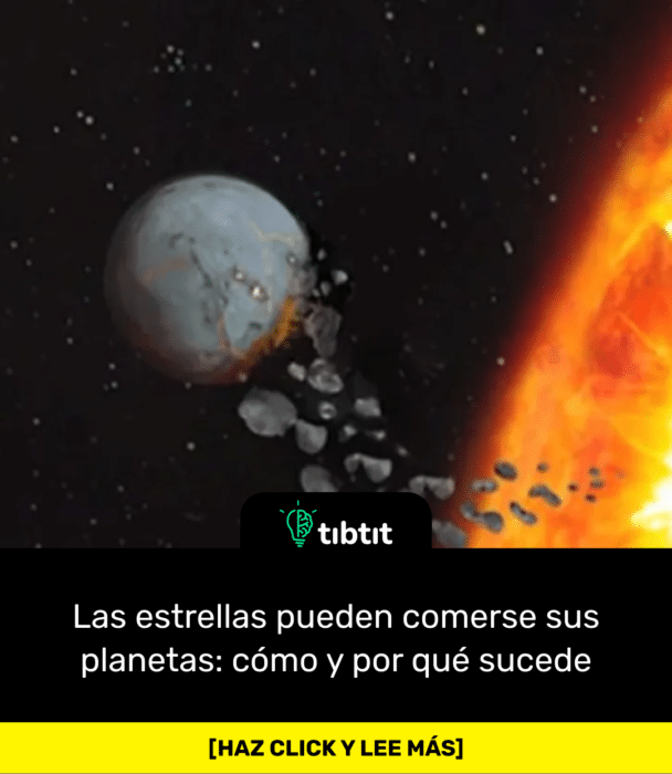 Las estrellas pueden comerse sus planetas: cómo y por qué sucede