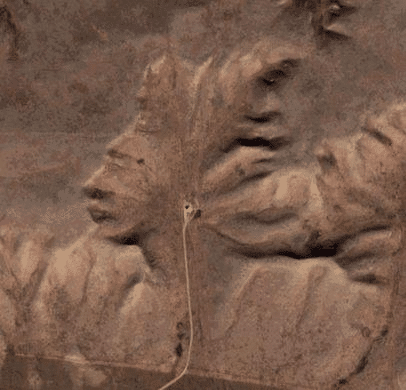 Vista aérea de Medicine Hat Badlands.