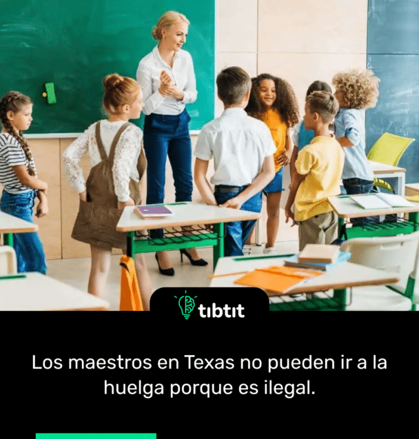 Los maestros en Texas no pueden ir a la huelga porque es ilegal.