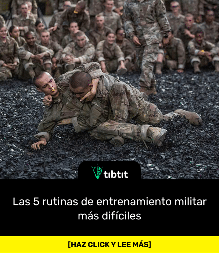 Las 5 rutinas de entrenamiento militar más difíciles
